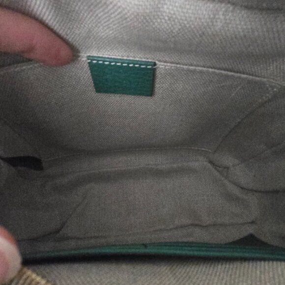 Gucci GG Canvas Bree Messenger Green - Picture 6 of 13